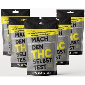5x THC-flitstest 5ng/ml drugstest - 1 tot 35 stuks - THC-drugstest
