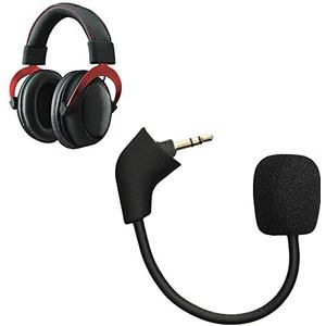 kwmobile microfoon voor gaming headset - geschikt voor Kingston HyperX Cloud / Cloud X / CloudX Core - 10 cm - In zwart