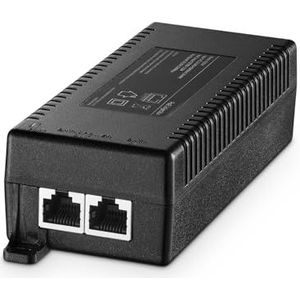 YuLinca - Gigabit PoE+ Injector - PoE-adapter - Zwart - 60W, 802.3af/at/bt, 10/100/1000Mbps
