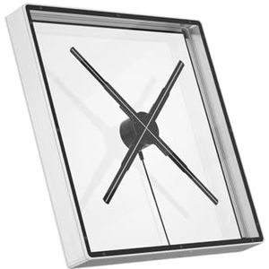 P50 3D holografische ventilator, holografische advertentiemachine, blote oog LED-licht, 3D-beeldvorming aluminium frame stofdicht anti-aanraakventilator Levendige beelden