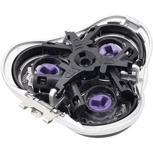 Kwalitatief vervangend scheerhoofd voor HQ7120, HQ7310, HQ7390, HQ8 scheerapparaat, wit, scherpe messen, zachte scheerbeurt, duurzame messen, compatibel met scheerapparaten uit de 9-serie (1 stuks)