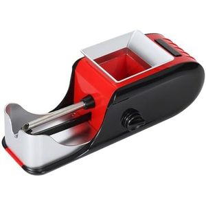 Elektrische Sigarettenrolmachine - Rood - Volledig Automatisch - Geschikt voor Pijpmaat 8,0 mm