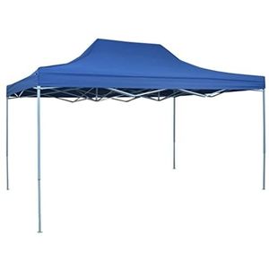 vidaXL Vouwtent pop-up 3x4,5 m blauw