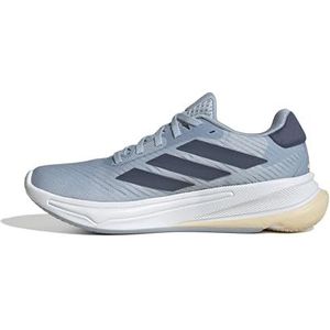 adidas Women's Supernova Ease Running Sneaker, Wonder Blue/Preloved Ink/Crystal Sand, 5