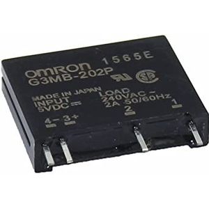 10 STKS Smart Halfgeleiderrelais G3MB-202P DC-AC PCB SSR In 5VDC, Out 240V AC 2A (Maat: 24V)