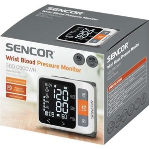 Sencor - Bloeddrukmeter - Arm - Zwart - Materiaal: Kunststof