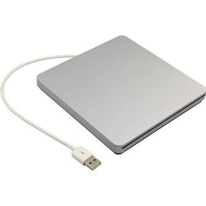 Zuig USB Extern Dvd-station Computer Mobiele Externe Cd-schijfbrander Heldere Beeldkwaliteit Stabiele Audio(SilverUSB)