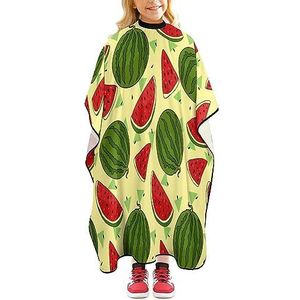 Kapperscape Watermeloenpatroon Kapmantel Antistatische Barber Cape Geschikt Haar Salon Cape Voor Huishouden Volwassen Kapsel 140 x 168 cm