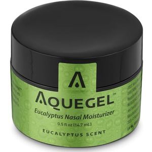 Aquegel neusbevochtiging+eucalyptus (Breathe Easy), 12 uur durende neusdroogheidsverlichting, neusgel op waterbasis, neuscrème met zuurstoftherapie, droge neus, neusdroogte, neusbloedingen, natuurlijk