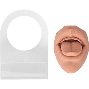 Tongmodel, Zeer Simulatie Tongmondmodel met Acrylbeugel voor Onderzoek (Vlees Blond)