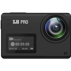 Actiecamera 4K Actie Camera 4K Ultra HD Onderwater Camera 30fps/60fps HD Afstandsbediening Helm Waterdichte FPV Sport DV(Full set,SJ8 Pro Black)