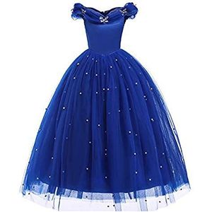 Kostuum Kind Meisjes Assepoester Prinses Jurk (120, Dress Only)