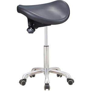 JAVPTAV Werkstoel met verstelbare en ergonomische kruk met 360°-rotatie voor artsen, massages, spa en salons.