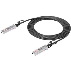 Twinax 10G SFP+ DAC Twinax kabel, 2 m, Twinax passieve koperen kabel, 10GBASE-CU voor Cisco, Ubiquiti, D-Link, Supermicro, ZTE, 2 m