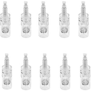 INCELLICE 10Pcs Derma Pen Naalden 12 Pins Bajonet Slot Microneedling Patronen Wegwerp Voor Rimpel Acne Litteken Striae Huidverzorging