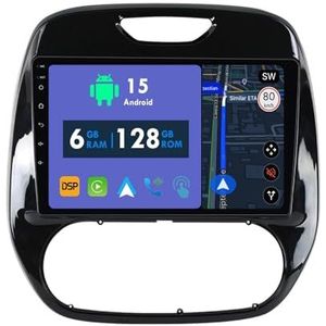 RoverOne Autoradio GPS voor Renault Captur 2016 2017 2018 2019 Carplay Android Auto Stereo Hoofdeenheid Bluetooth WiFi Radio Speler Sat Navigatie