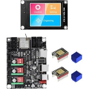 Graveermachine moederbord MKS DLC32 V2.1 32-bit besturingskaart WiFi TS24/TS35-R ondersteunt 80 W module(Package 7)