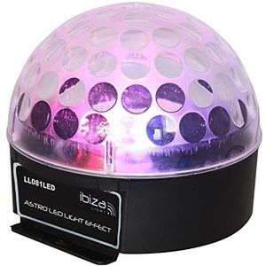 Ibiza LL081LED Effect spots, zwart