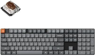 Keychron - K5 Max - Toetsenbord - Draadloos - RGB LED - Brown Switch