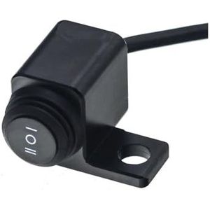 LED Stuurschakelaar CNC Motorfiets Schakelaars Waterdichte AAN Uit Schakelaar Stuurbediening Voor Koplamp Groot Dimlicht Mistlamp(B)