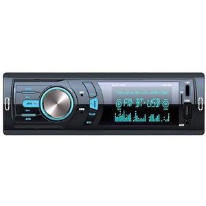 Caliber Autoradio Bluetooth 1DIN, FM Tuner, 4x75W, USB/Micro SD, 2.1A Laadfunctie, Aux-in, Handsfree bellen, Externe Microfoon, RCA-uitgang, Lichtdimmer, 85mm, MP3/WMA/APE/FLAC