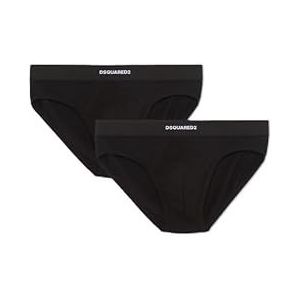 DSQUARED2 Slip Twin Pack Brief DCX200070, 001, zwart, XS