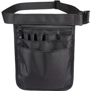 Kapsalon Heuptas, nylon, waterdicht, zwart, voor handmatige reparatiegereedschappen, opbergset, schaar, handtas (zwart)