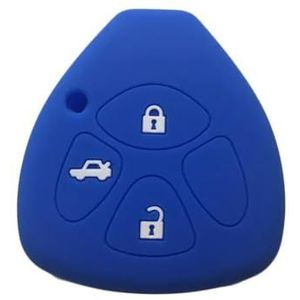 DINGYXIN Siliconen Sleutel Cover Case Houder, voor Toyota Corolla Auris Hilux Camry 40 50 RAV4 Symbool Vitz Yaris Icoon Porte Afstandsbediening Sleutel Cover
