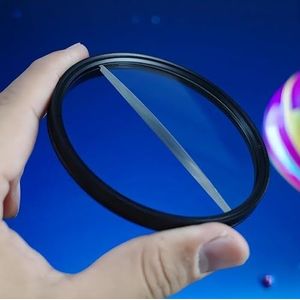 Spectrofotometrische prisma camera voorgrondvergroting onscherpte filter film en televisie scène rekwisieten SLR fotografie accessoires 58/67/77/82mm (Size : 55mm)