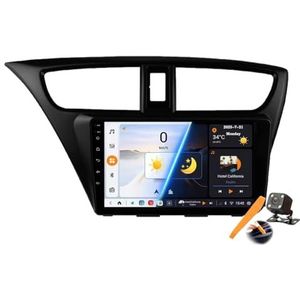 Y700s,YLOXFW Android 15.0 Autostereo Vervanging voor CIVIC 9 2012-2017 Radio GPS Sat Navi 9'' Cartablet Multimedia Video Player FM BT Ontvanger met 4G WiFi Android Auto Carplay