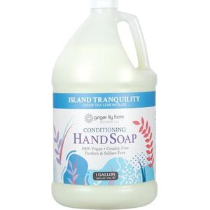 Ginger Lily Farms Botanicals All-purpose Vloeibare handzeep, navulbaar, IJsland Tranquility, 100% veganistisch en dierproefvrij, groene thee citroengras geur, 30 liter