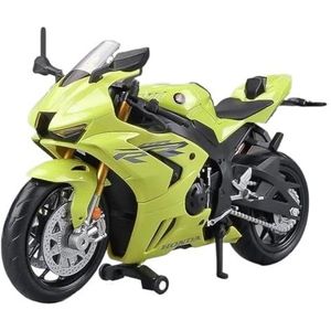 Legering Motorfiets Model Voor Honda CBR 1000RR Fireblade Speelgoed Motorfiets Diecast Metaal Model 1:12 Racing Miniatuur Collectible Cadeau Voor Jongens Motorcycle replica(Yellow)