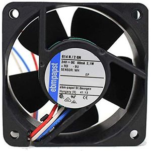PAPST 614N/2GN 6025 24V 2.1W 3lines 6CM axial cooling fan