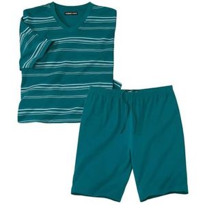 ATLAS FOR MEN - Korte Pyjama - Eendengroen - Grote Maten M tot 5XL