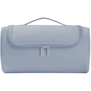 Haardrogertas, waterdichte haardrogerhoes, reistas, haardroger, draagbare opbergtas, PU-leer, stofdicht, reistas voor Supersonic haardroger, blauw