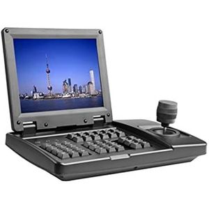 Webcam, 8 inch HD TFT LCD Screen 3-Axis HDSDI Visual Keyboard Controller Met HD-SDI CVBS Output for Security Conference Camera System