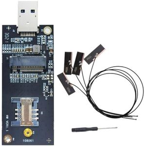 M2-NGFF DW5811e DW5816E EM7455 L860-GL USB3.0 M2 Adapterkaart voor 3G/4G/5G LTE