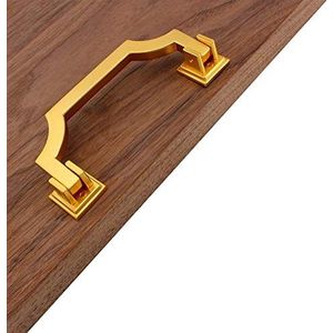 96-kaptafel handvat, gouden keukenkast handgrepen, keuken handgrepen massief hout aluminium goud zinklegering houtbewerking imitatie koperen lade antiek, indoor hardware (NO.731) (6915a)