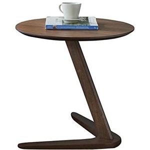 Kleine salontafel Creatieve massief houten ronde koffietafel woonkamer bank tafel voet tafel kleine salontafel Kleine Theetafel (Color : A)