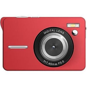 20X 56MP Kinderen Digitale Camera For Fotografie Kids Mini 4K Camcorder Beginner Beginnende Compact Video Recorder Jongens Meisjes Heldere Gedetailleerde Beelden(Red)