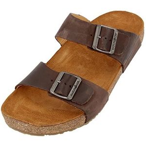 HAFLINGER Bio Andrea Leren sandaal, bruin 730, 40 EU