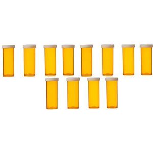 Plastic Prescription Vials with Snap Caps 6 Dram - 12 Per Bag door Levine Health Products