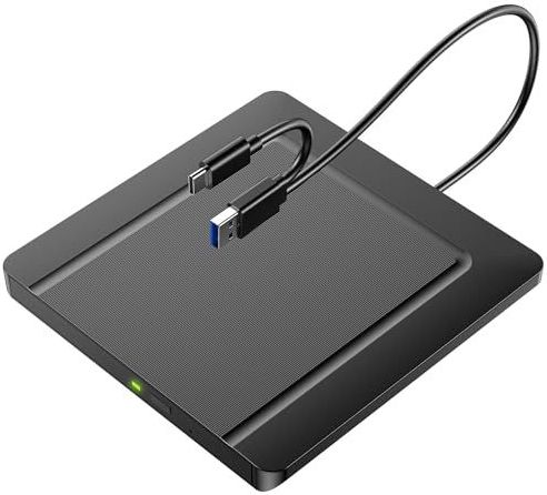 BHHB - Externe CD/DVD-drive - USB 3.0 - Ultraplat - CD-brander en DVD-lezer/schrijver