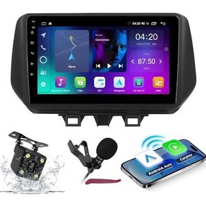 Android 14 Autoradio Navi voor H-yundai Tucson IX35 2018-2020 9 ""Screenradio met draadloze carplay Android Auto GPS Navigatie-ondersteuning Bluetooth 5.0 HIFI FM 5G-WiFi SWC MIC-camera,M200s