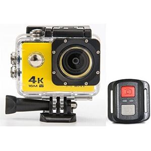 Actiecamera, Sport DV4K Waterdichte camera 2.4G Afstandsbediening WIFI onderwatercamera Hd Outdoor videorecorder(Giallo)