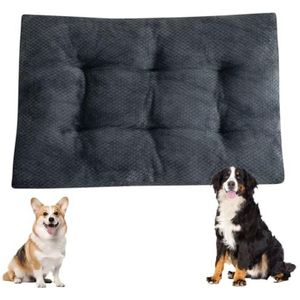 Bedsure Orthopedisch Hondenbed Ergonomische Hondenbank - 71x58 Cm Hondenbank Met Eivormig Boxschuim Voor Kleine Honden, Wasbare Antislip Hondenbedden, Dennengroen