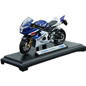 Legering motorfiets decoratie speelgoed Voor Suzuki Gsx-r750 spuitgieten Schaal 1:18 Zware Locomotief Simulatie Motorfiets Model Eindproduct Woondecoratie