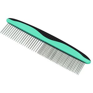 DieffematicSZ kam Stainless Steel Row Comb Density Double Tooth Open Knot Comb Hair Removal Comb Beauty Comb