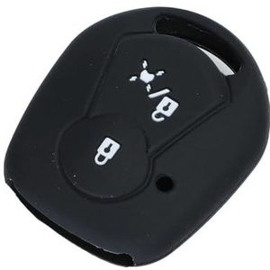 Afstandsbediening Autosleutel Siliconen Hoes Case voor SSANGYONG ACTYON KYRON REXTON-black