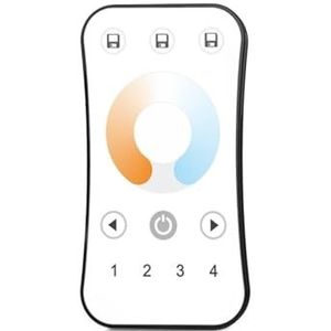 V2-L LED-controller CCT tweekleurig 12-24VDC 36V CV Push Dim 2CH 8A/CH 2-kanaals dimmen (R7 alleen afstandsbediening)